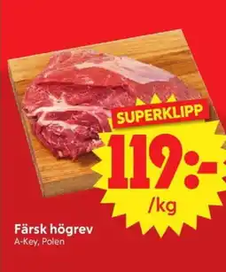 Nya Pulsen Färsk högrev erbjuda