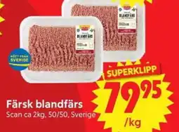 Nya Pulsen Scan Färsk blandfärs erbjuda