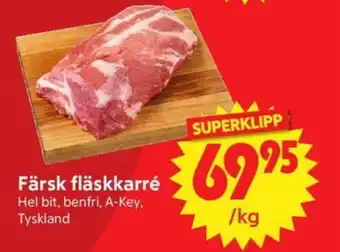 Färsk fläskkarré