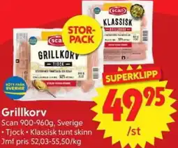 Nya Pulsen Scan Grillkorv erbjuda