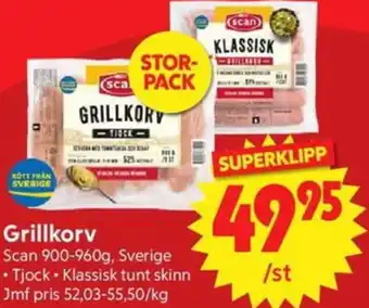 Nya Pulsen Scan Grillkorv erbjuda