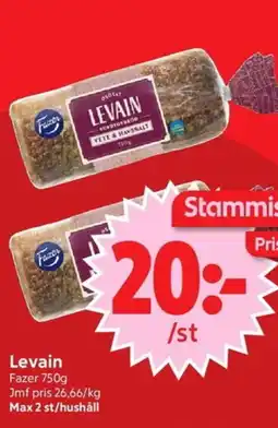 Nya Pulsen Fazer Levain erbjuda
