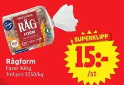 Nya Pulsen Fazer Rågform erbjuda