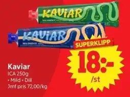 Nya Pulsen ICA Kaviar erbjuda