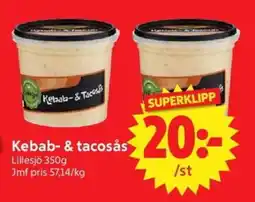 Nya Pulsen Lillesjö Kebab- & tacosås erbjuda