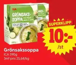 Nya Pulsen ICA Grönsakssoppa erbjuda
