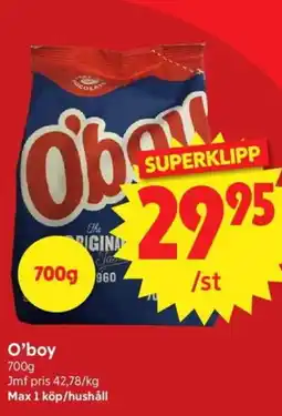 Nya Pulsen O'boy erbjuda