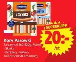Nya Pulsen Korv Parowki erbjuda