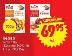 Nya Pulsen Saray Kebab erbjuda
