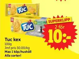 Nya Pulsen Tuc kex erbjuda
