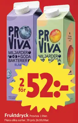 ICA Nära Proviva Fruktdryck erbjuda