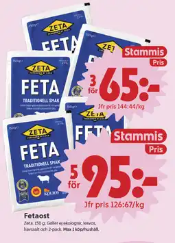 ICA Nära Zeta Fetaost erbjuda