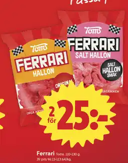 ICA Nära Toms Ferrari erbjuda