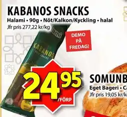 Matvärlden Tensta KABANOS SNACKS erbjuda
