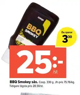 Coop Extra BBQ Smokey sås erbjuda