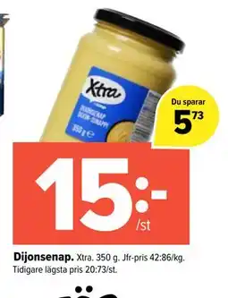 Coop Extra Dijonsenap erbjuda