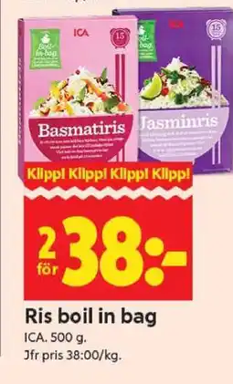 ICA Supermarket Ris Boil-in-bag erbjuda