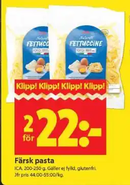 ICA Supermarket Färsk Pasta erbjuda