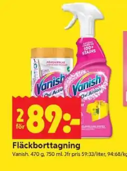 ICA Supermarket Fläckborttagning Vanish erbjuda