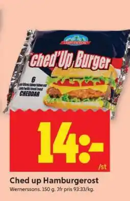 ICA Supermarket Ched up Hamburgerost erbjuda