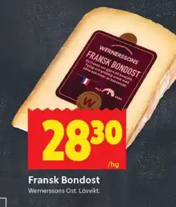 ICA Supermarket FRANSK BONDOST erbjuda