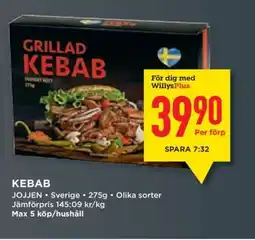Willys KEBAB erbjuda