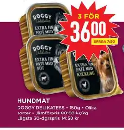 Willys HUNDMAT DOGGY DELIKATESS erbjuda