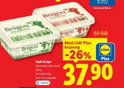 Lidl Bregott Normalsaltat/Extrasaltat erbjuda