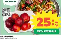 Coop Nektariner i korg erbjuda