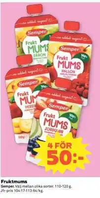 Coop Fruktmums erbjuda