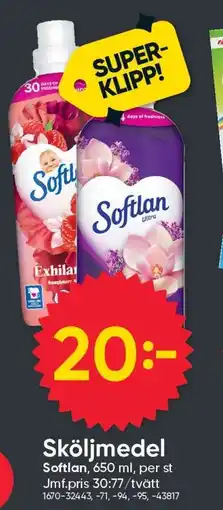 DollarStore Sköljmedel Softlan erbjuda