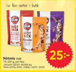 DollarStore Nötmix OLW erbjuda