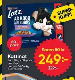 DollarStore KATTMAT erbjuda