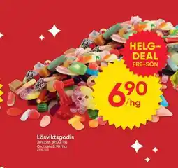 DollarStore Lösviktsgodis erbjuda
