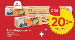 DollarStore Bakplåtspapper erbjuda