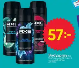 DollarStore Bodyspray Axe erbjuda