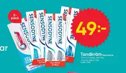 DollarStore TANDKRÄM Sensodyne erbjuda