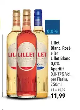 Citti Lillet Blanc, Rosé eller Lillet Blanc 0,0% Aperitif, EUR 11.99 erbjuda