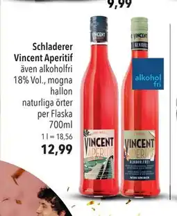 Citti Schladerer Vincent Aperitif även alkoholfri, EUR 12.99 erbjuda