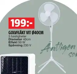 Bauhaus GOLVFLÄKT VIT Ø40CM erbjuda