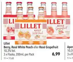 Citti Lillet Berry, Rosé White Peach eller Rosé Grapefruit, EUR 6.99 erbjuda
