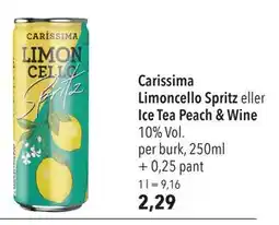 Citti Carissima Limoncello Spritz eller Ice Tea Peach & Wine, EUR 2.29 erbjuda