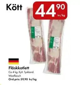 Snabbgross WESTFLEISCH Fläskkotlett erbjuda