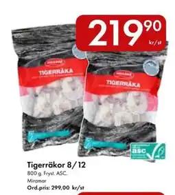 Snabbgross MIRAMAR Tigerräkor 8/12 erbjuda
