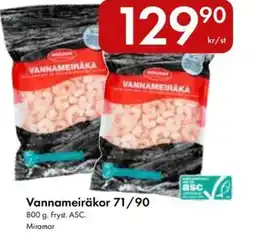 Snabbgross MIRAMAR Vannameiräkor 71/90 erbjuda