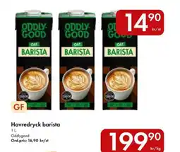 Snabbgross ODDLYGOOD Havredryck barista erbjuda