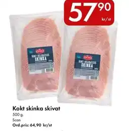 Snabbgross SCAN Kokt skinka skivat erbjuda