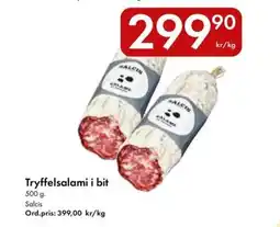Snabbgross SALCIS Tryffelsalami i bit erbjuda