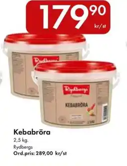 Snabbgross RYDBERGS Kebabröra erbjuda