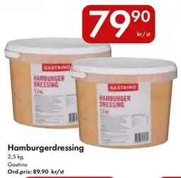 Snabbgross GASTRINO Hamburgerdressing erbjuda